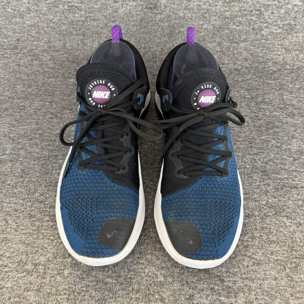 ✅Nike Joyride Run Flyknit Sneakers Women’s 10 Athletic Shoes Black/Blue/Purple - Picture 7 of 11